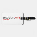 Street of anil  Luggage Tags
