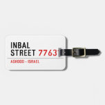 Inbal Street  Luggage Tags
