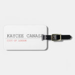 kaycee canasa  Luggage Tags