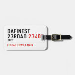Dafinest 23road  Luggage Tags