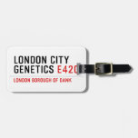 LONDON city genetics  Luggage Tags
