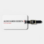 alexie kawehi decosta  Luggage Tags