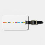Figen Hocanın kimya defteri  Luggage Tags