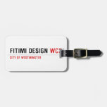 FitiMi Design  Luggage Tags