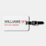 WILLIAMS  Luggage Tags