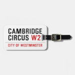 Cambridge Circus  Luggage Tags