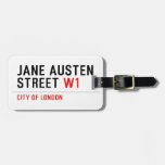 Jane Austen Street  Luggage Tags