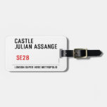 CASTLE  JULIAN ASSANGE    Luggage Tags
