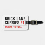 brick lane  curries  Luggage Tags
