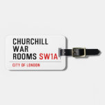 Churchill war rooms  Luggage Tags