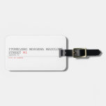 ITUMELENG MOKOENA MASULUKE  Street  Luggage Tags