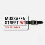Mussaffa Street  Luggage Tags