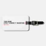Your Name Street HEBRON ft MABOPANE  Luggage Tags