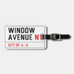 Window Avenue  Luggage Tags