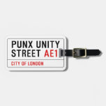 PuNX UNiTY Street  Luggage Tags