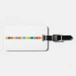 PeriodicTableWriter  Luggage Tags