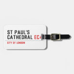 ST PAUL'S CATHEDRAL  Luggage Tags