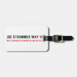 Joe Strummer Way  Luggage Tags