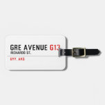 GRE AVENUE  Luggage Tags