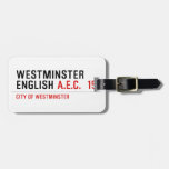Westminster English  Luggage Tags
