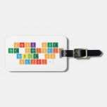 Check out
 The periodic
 TABLE on
 Safari!  Luggage Tags