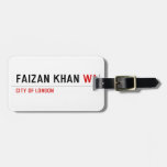 FAIZAN KHAN  Luggage Tags