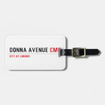 Donna Avenue  Luggage Tags