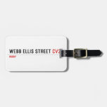 Webb Ellis Street  Luggage Tags