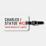 charles i statue  Luggage Tags
