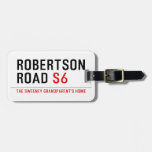 robertson  road  Luggage Tags