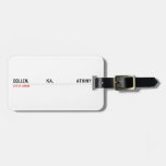 COLLEN.             KA.                 ATHINY  Luggage Tags