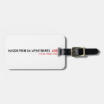 Kaizen Prem sai Apartments   Luggage Tags