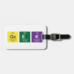 Geek  Luggage Tags