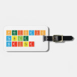 Periodic
 Table
 Writer  Luggage Tags