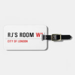 RJ’s Room  Luggage Tags