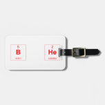 B He  Luggage Tags