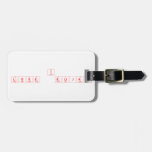 I 
 LOVE  ELIJAH                               Luggage Tags