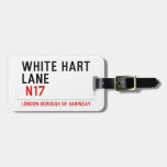white hart lane   Luggage Tags