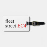fleet  street  Luggage Tags