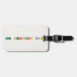 the periodic table  Luggage Tags