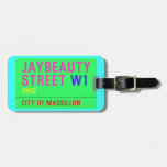 JayBeauty Street  Luggage Tags