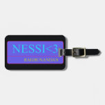 nessi<3  Luggage Tags