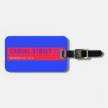 Casual Street  Luggage Tags