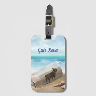 Luggage tags French bulldogs