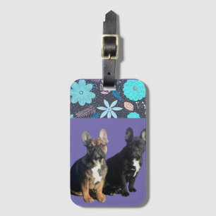 Luggage tags French bulldogs baggage