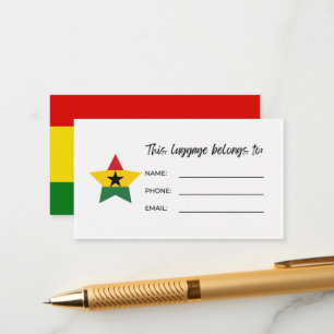 Luggage Tags ID Card