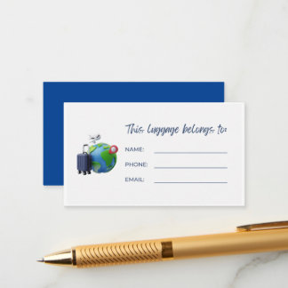 Luggage Tags ID Card