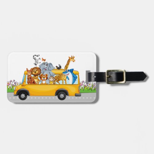 Luggage  Tote  Bookbag Tag for Kids