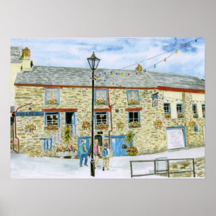 'Lugger Inn (Polruan)' Poster