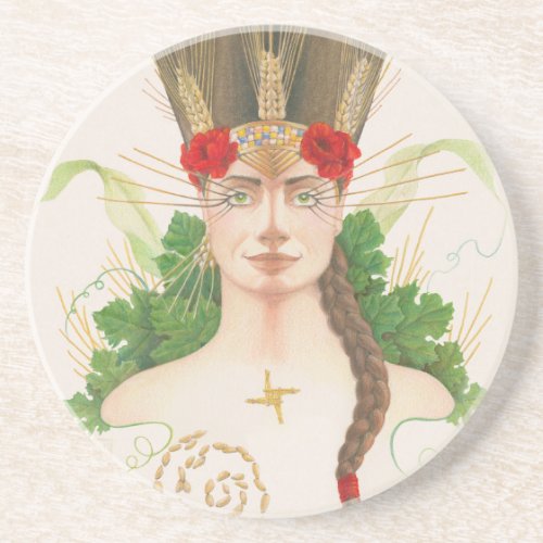 Lughnasadh Goddess Coaster